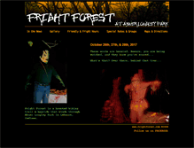 Tablet Screenshot of frightforest.com